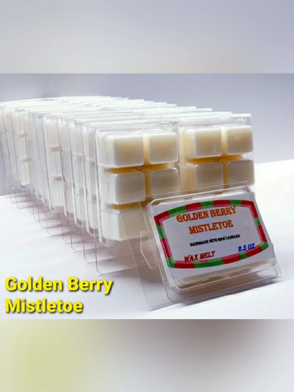 GOLDEN BERRY MISTLETOE -Bath & Body Works Candle Wax Melts- $8 per pack